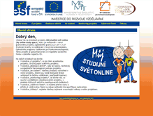 Tablet Screenshot of mujstudijnisvetonline.eu